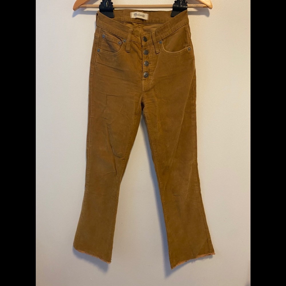 Madewell Cali Demi-Boot Jeans: Corduroy Edition